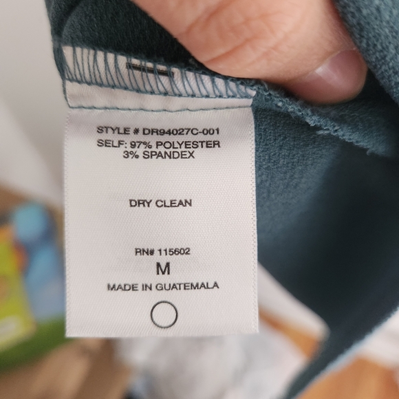 Lush Split Neck Crepe Dress - Picture 7 of 7